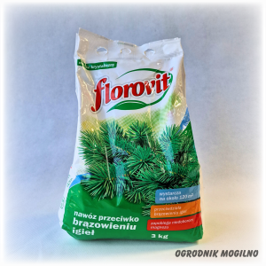 Nawóz przeciw brązowieniu igieł 3 kg Florovit