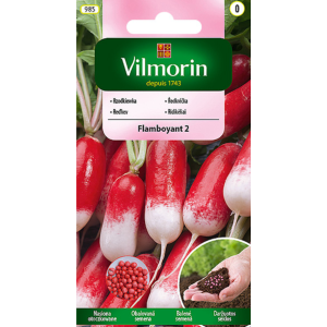 Rzodkiewka Flamboyant 2 otoczkowana 300szt Vilmorin