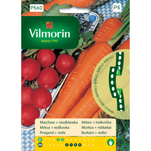 Marchew i rzodkiewka na taśmie 5m Vilmorin