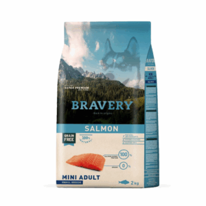 Karma dla psów małych ras łosoś 2 kg Bravery