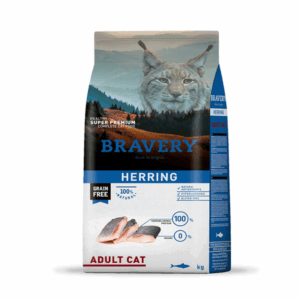 Karma dla kotów dorosłych Śledź 2 kg Bravery