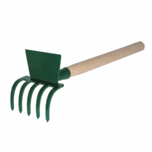 Grabki 5 zębne z motyczką trzonek drewniany Kard